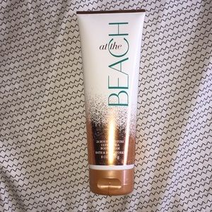 never used At The Beach body cream